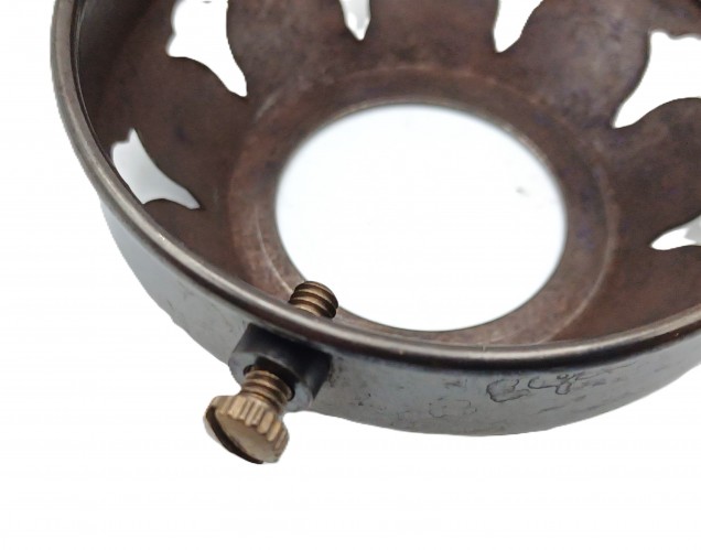 Lamp Shade Gallery 2 and a Quarter Inch Antique Brass Effect Gallery  Glass Shade Holder