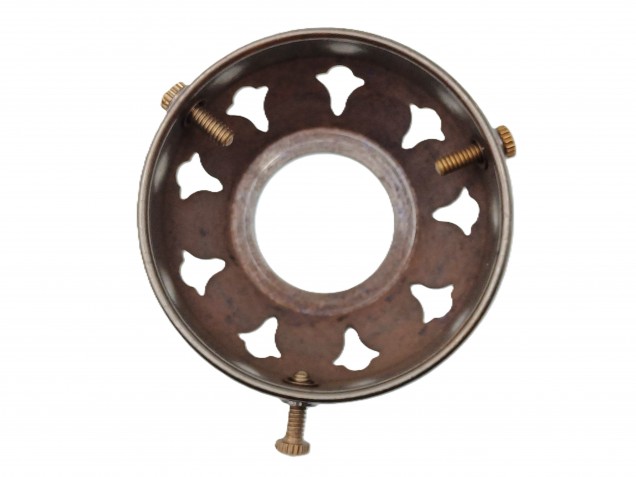 Lamp Shade Gallery 2 and a Quarter Inch Antique Brass Effect Gallery  Glass Shade Holder