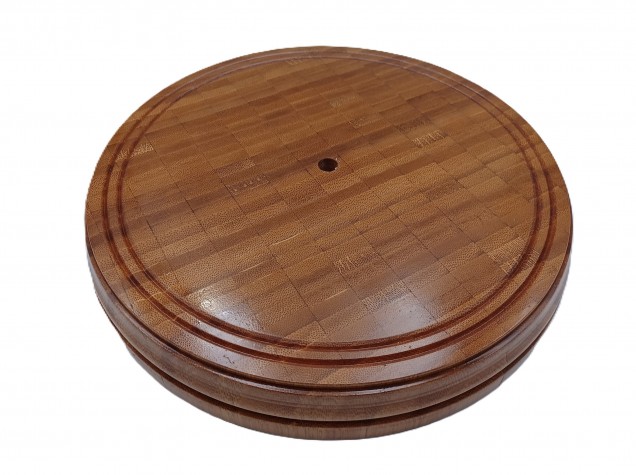 Large Hardwood Ceiling Pattress varnished 