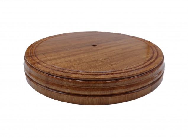 Large Hardwood Ceiling Pattress varnished 