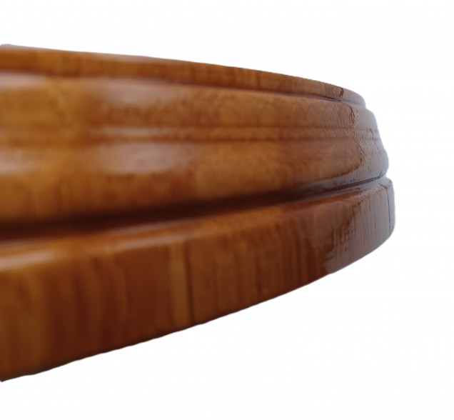 Large Hardwood Ceiling Pattress varnished 