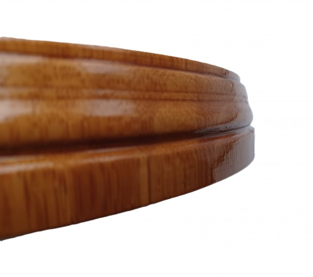 Large Hardwood Ceiling Pattress varnished 