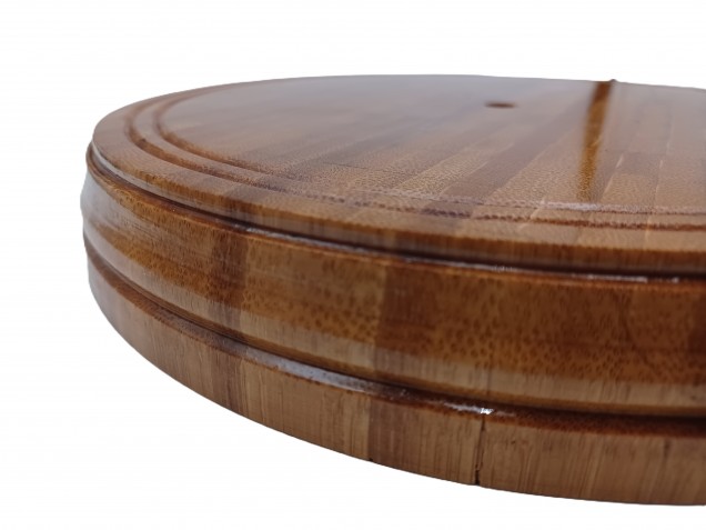 Large Hardwood Ceiling Pattress varnished 