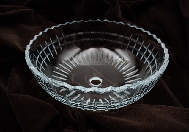 Chandelier lower bowl large glass Bottom Bowl 