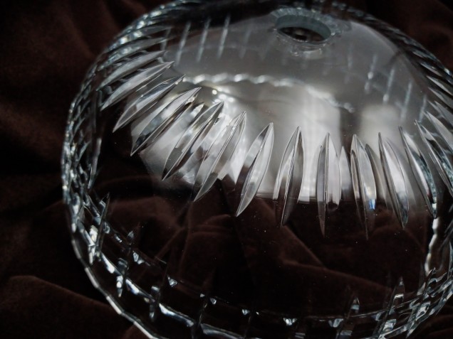 Chandelier lower bowl large glass Bottom Bowl 