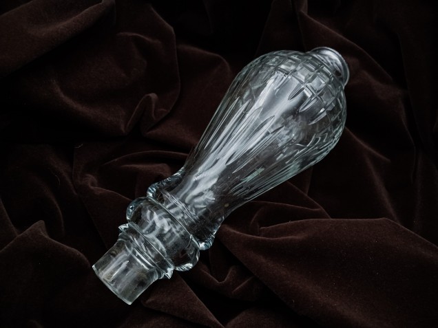 Vintage Chandelier glass stem 