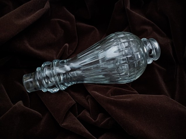 Vintage Chandelier glass stem 