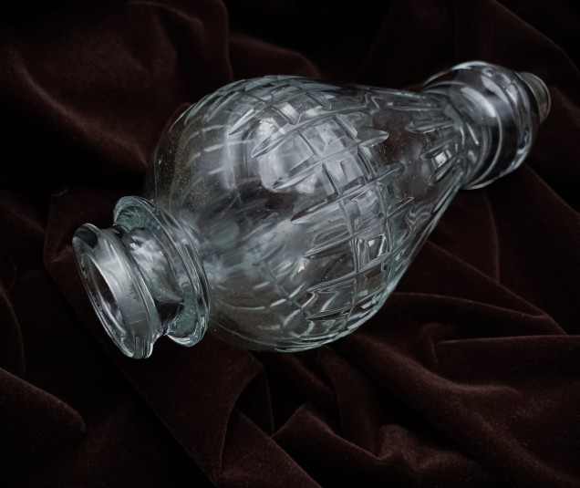 Vintage Chandelier glass stem 