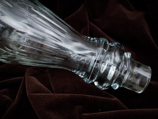 Vintage Chandelier glass stem 