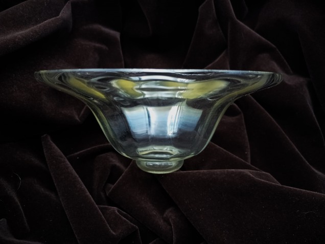 Antique Murano large Chandelier glass pan