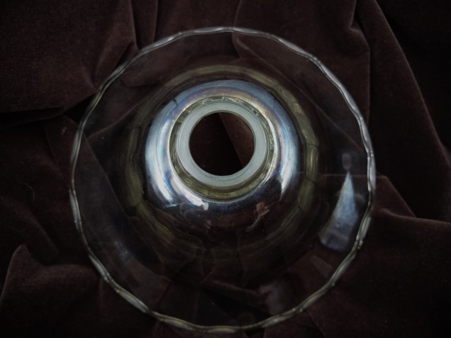 Antique Murano large Chandelier glass pan