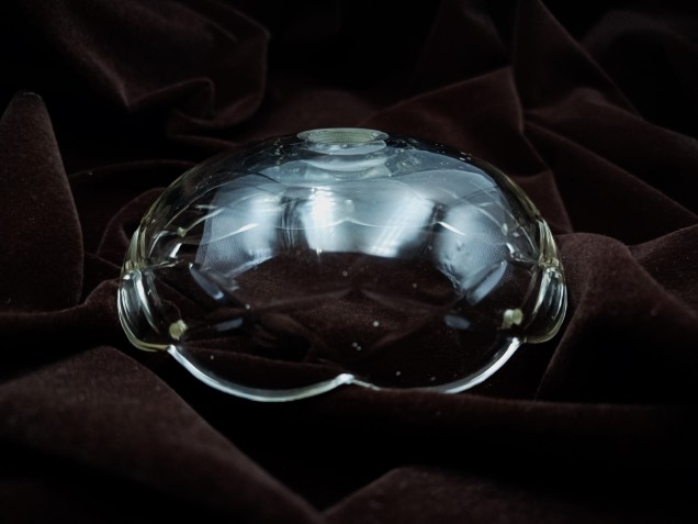 Vintage Chandelier cut glass drip pan 