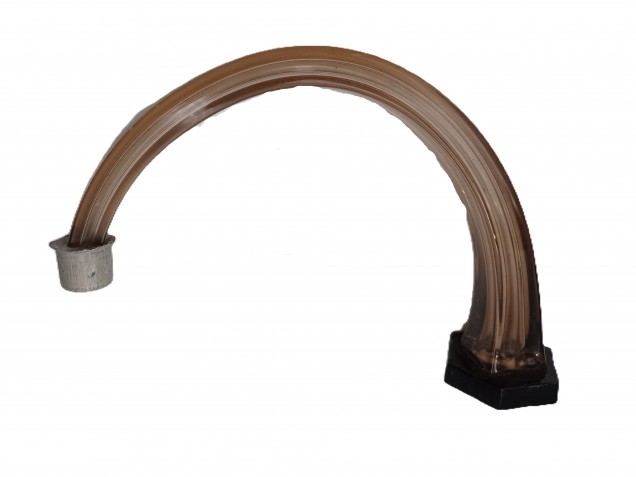 Vintage Murano Chandelier Arms purple