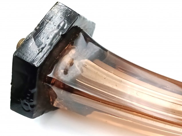 Vintage Murano Chandelier Arms purple