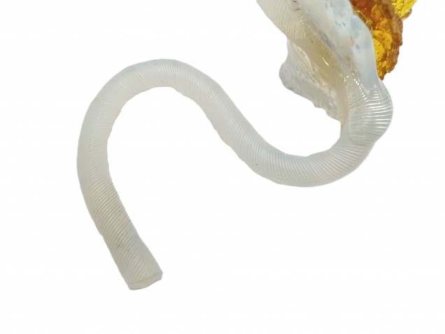 Murano glass wall light Leaf blue and gold