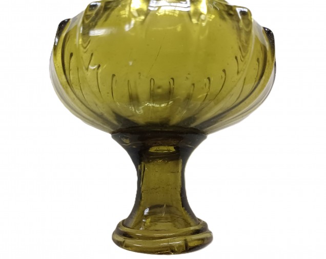 Antique green Murano Chandelier top canopy crown