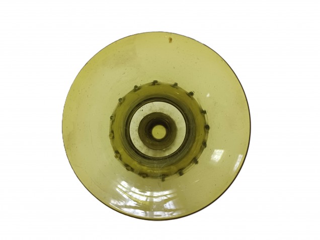 Antique green Murano Chandelier top canopy crown