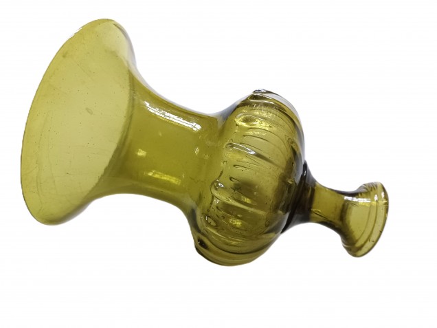 Antique green Murano Chandelier top canopy crown