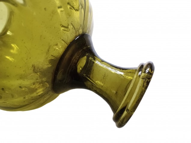 Antique green Murano Chandelier top canopy crown