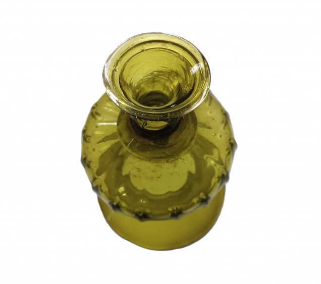 Antique green Murano Chandelier top canopy crown