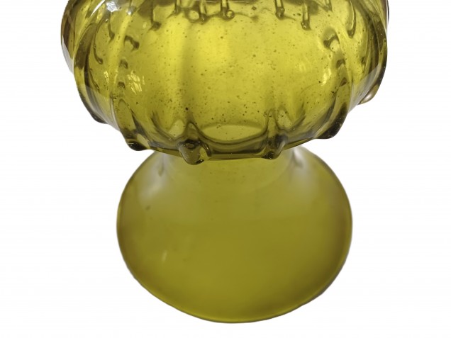 Antique green Murano Chandelier top canopy crown