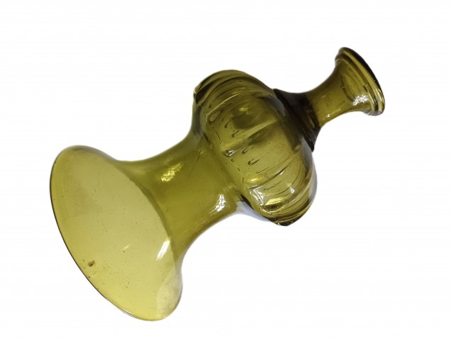 Antique green Murano Chandelier top canopy crown