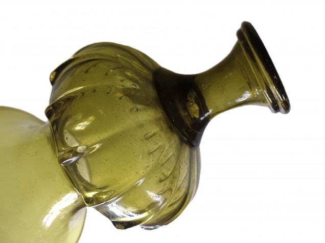 Antique green Murano Chandelier top canopy crown