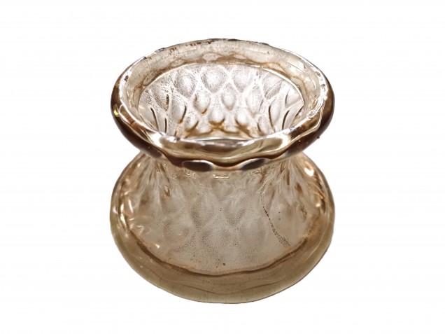 Venetian Chandelier glass stem spacer gold 80mm width 