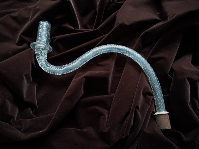 Antique Venetian Glass Chandelier rope arm 