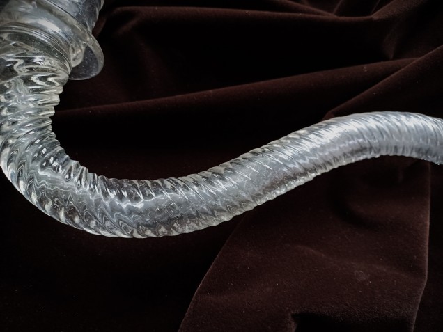 Antique Venetian Glass Chandelier rope arm 