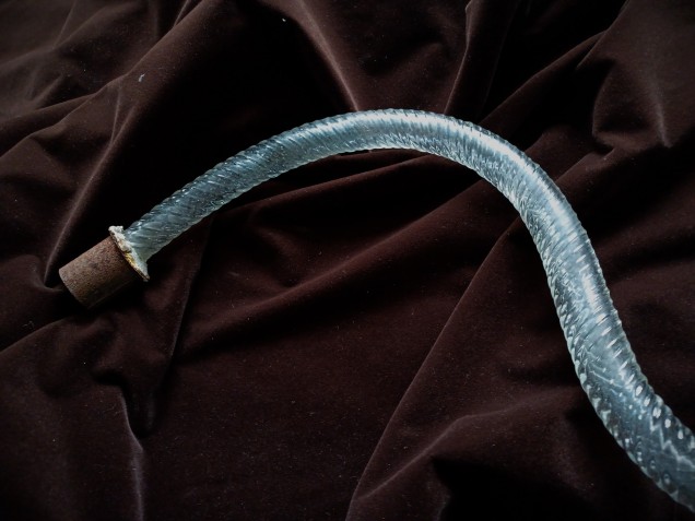 Antique Venetian Glass Chandelier rope arm 