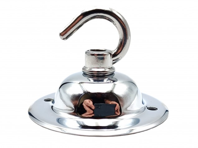 Ceiling rose hook plate with earth tag, nut and two 1 1~4 inch screws