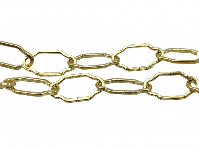 Gothic Style Brass Plated Chandelier Chain 10kg Max Load