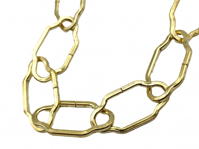 Chandelier Chain - Gothic Brass Effect half metre