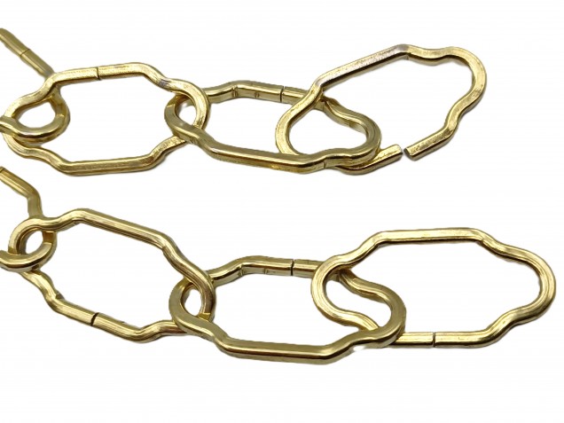 Gothic Style Brass Plated Chandelier Chain 10kg Max Load