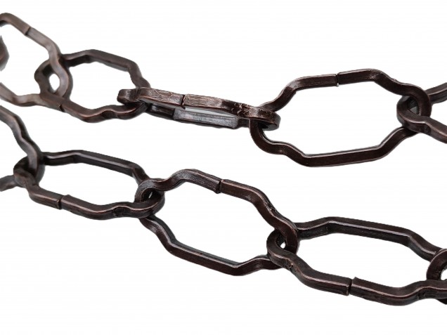 Gothic Style Antique Plated Chandelier Chain 10kg Max Load