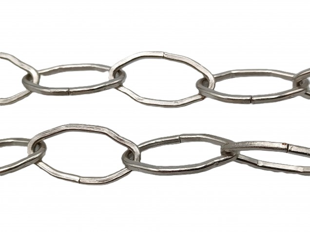 Chrome Chandelier Chain Gothic Link Chrome Plated Finish - 10KG Max Load