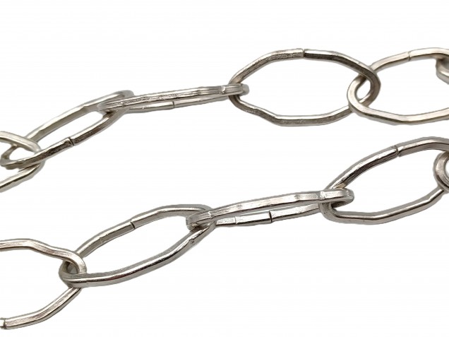 Chrome Chandelier Chain Gothic Link Chrome Plated Finish - 10KG Max Load