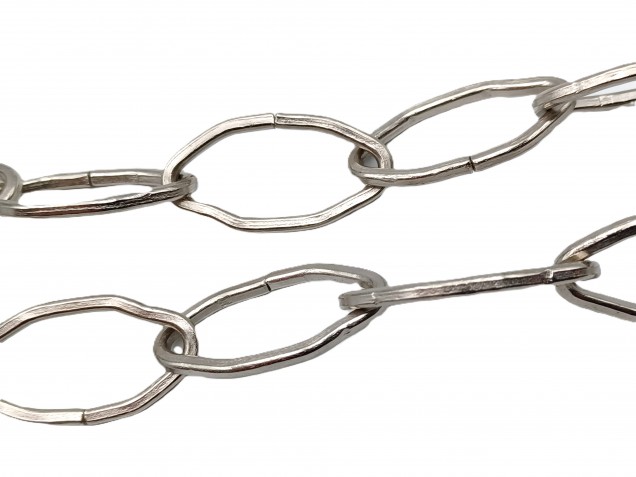 Chrome Chandelier Chain Gothic Link Chrome Plated Finish - 10KG Max Load