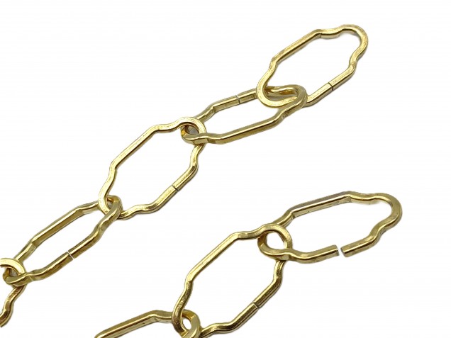 Gothic Style Brass Plated Chandelier Chain 10kg Max Load