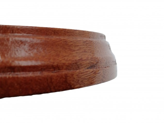 Varnished ceiling Pattress Sapele Approx. Width 200mm 