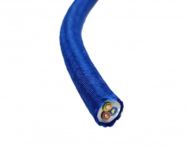 Round Braided 3 Core Flex Royal Blue 