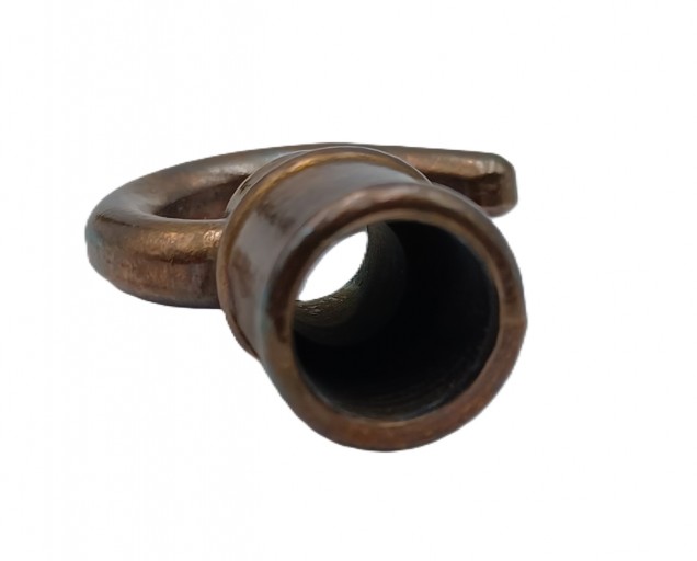 Chandelier ceiling hook old brass half inch female thread 