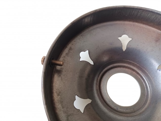 ANTIQUE BRASS EFFECT GALLERY WIDTH 109MM OR 4 1~4