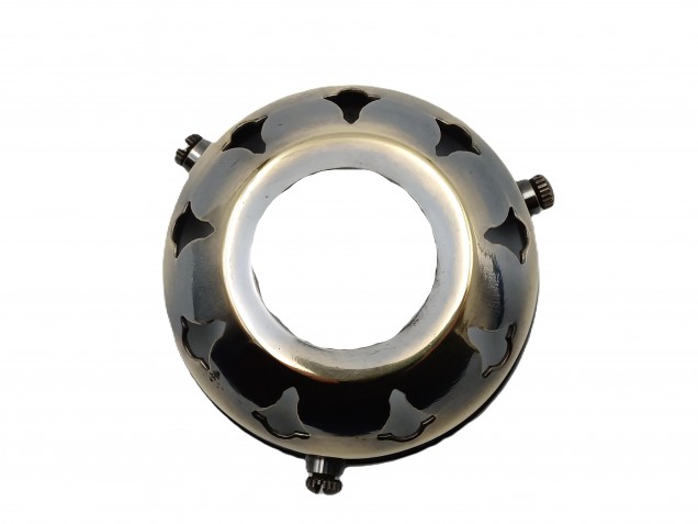 Brushed Antique Effect Lampshade Holder Gallery 2 1~4