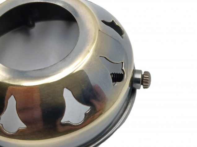 Brushed Antique Effect Lampshade Holder Gallery 2 1~4