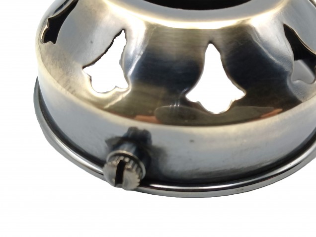 Brushed Antique Effect Lampshade Holder Gallery 2 1~4