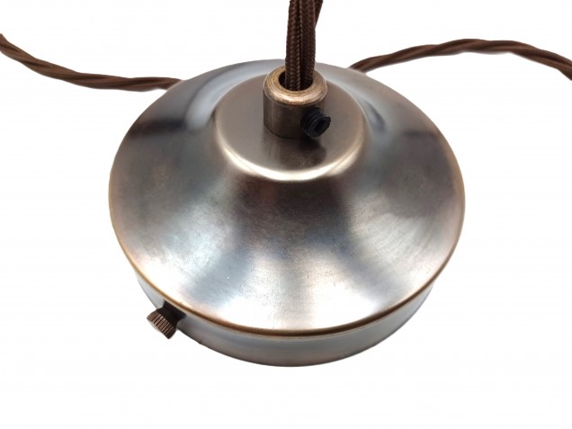 Antique Brass Ceiling Rose With B22 Lamp Holder Set 100mm Ceiling Rose