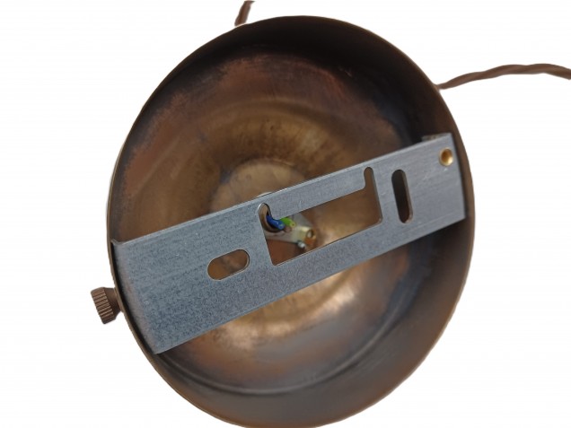 Antique Brass Ceiling Rose With B22 Lamp Holder Set 100mm Ceiling Rose