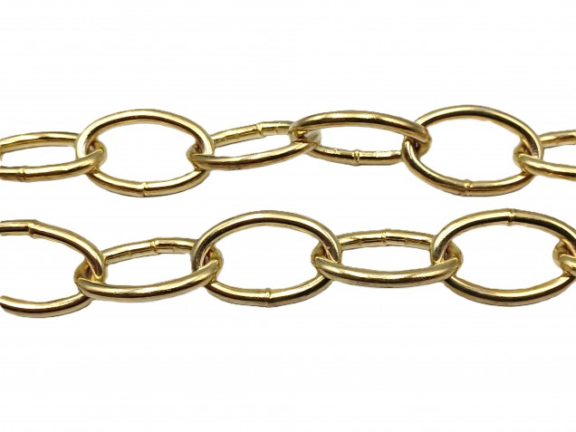 Chandelier Chain Welded Link 1 Inch- in Brass 50kg Max